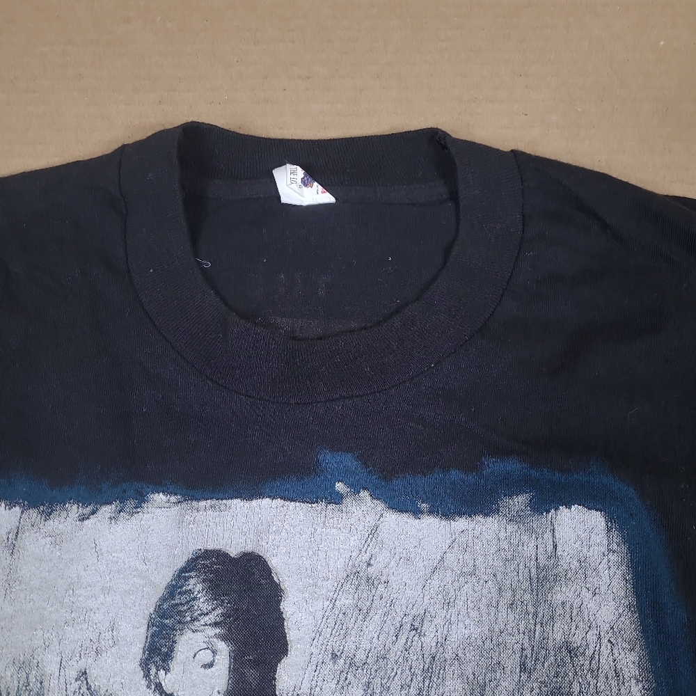 Vtg 80s Paul McCartney 1989‎ -90 World Tour T-Shirt Black Sz Xl Single Stitch - Picture 5 of 11